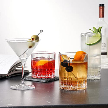 Spiegelau Perfect Serve Cocktail Glasses Set of 4 - European-Made Crystal, Dishwasher Safe, Professional Quality Cocktail Glass Gift Set - 5.8 oz - style: Perfect Serve Glasses