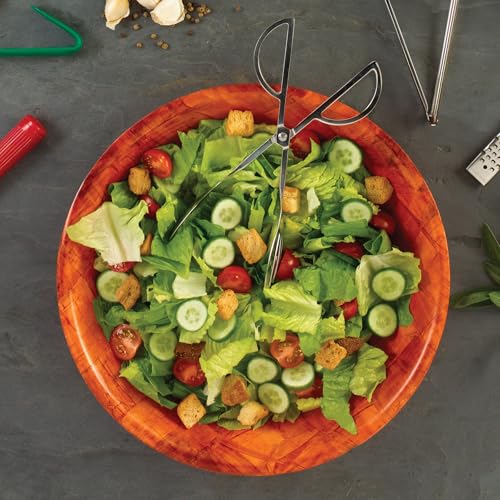 Winco 6" Wood Salad Bowl, Wooden | Restaurant service, Great for Salads, Sides, Pasta and Shared Dishes
