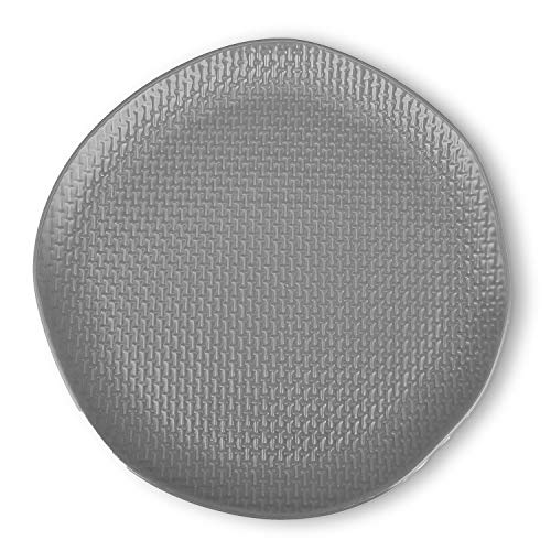 Stone Lain Abigael Weave Stoneware Dish Set, 4 Dinner Plates, Gray - color: Abigael - Gray, size: 4 Dinner Plates
