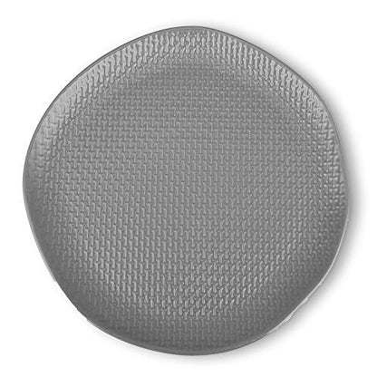 Stone Lain Abigael Weave Stoneware Dish Set, 4 Dinner Plates, Gray - color: Abigael - Gray, size: 4 Dinner Plates