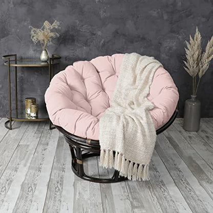 Mozaic Home Papasan Polyester Cushion, 1 Count (Pack of 1), Blush Pink - color: Blush Pink, size: 44 in x 44 in x 4 in