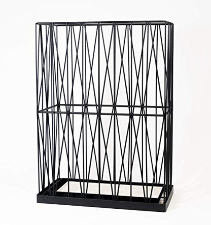 Mango Steam Pluvian Soakstone Umbrella Holder (Rectangle, Black) - color: Black, size: Regular Rectangle
