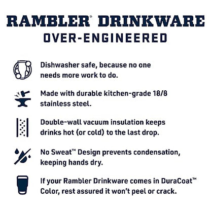 YETI Rambler 10 oz Tumbler, Stainless Steel, Vacuum Insulated with MagSlider Lid, Camp Green - color: Camp Green