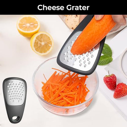 6 Packs Kitchen Gadgets Set for Home Space Saving, Unique Cooking Tools with Beer Opener, Herb De-stemmer, Zester Ginger & Vegetable & Cheese Grater, Camping Mini Utensils Multifunctional Kitchenware