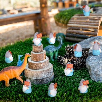 24 Pcs Mini Resin Gnomes Figurines Miniature Tiny Fairy Gnomes Figurines Inspirational Appreciation Gnome Statues with Motivational Word for Office Desk Table Employee Family Supplies(You Are Amazing) - color: Classic, style: You Are Amazing