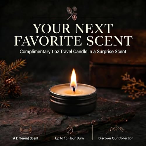 Hemlock Park Palo Santo Apothecary Crackling Wood Wick Candle | 8 oz | Coconut Apricot Wax | Crackling Wood Wick | Botanical Fragrance | Made in USA - size: Standard 8 oz