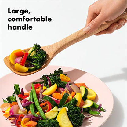 OXO Good Grips Wooden Corner Spoon & Scraper - size: Set of 1, style: Corner Spoon