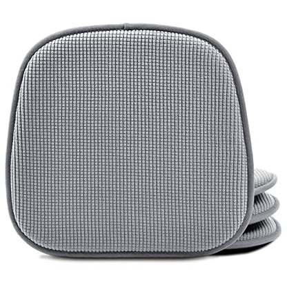 Shinnwa Dining Chair Cushions 4 Pack, Non Slip Indoor Chair Pads, U-Shaped Kitchen Seat Cushions, Set of 4, 15 x 16 Inches, Grey - color: Grey
