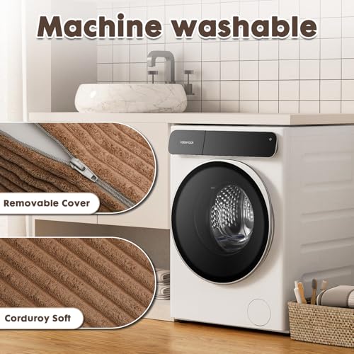 Large Lumbar Cushion Lumbar Support Pillow, Ergonomic Lumbar Pillow with Machine Washable, Help Relieve Pain of Back, Lumbar, Tailbone and Sciatic Nerve Support. (Light Brown) - color: Light Brown