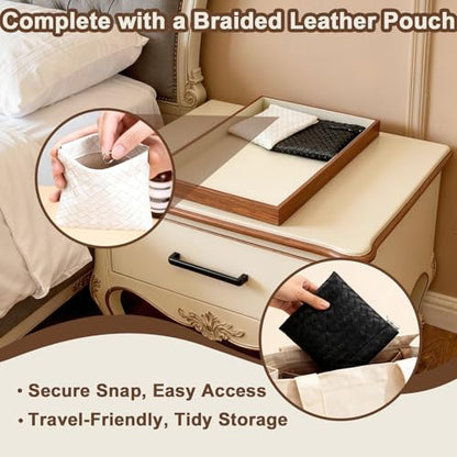 Large Solid Wood Jewelry Watch Tray, Velvet Jewelry Board Display Trays for Key Wallet Ring，Stackable Wooden Jewelry Drawer Organizer Showcase Jewelry Holder(Beige) - color: Beige