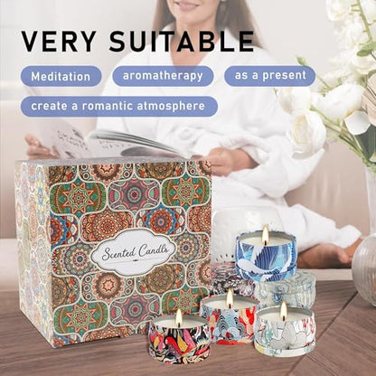 36-Pack Long-Lasting Scented Candles Gift Set, 2.5oz Soy Wax with Essential Oils for Aromatherapy and Home Fragrance, Perfect as Christmas, Valentine’s Day, Holiday Relaxation Gifts, and Cozy Atmosphe - color: 36Pack-Muti-color