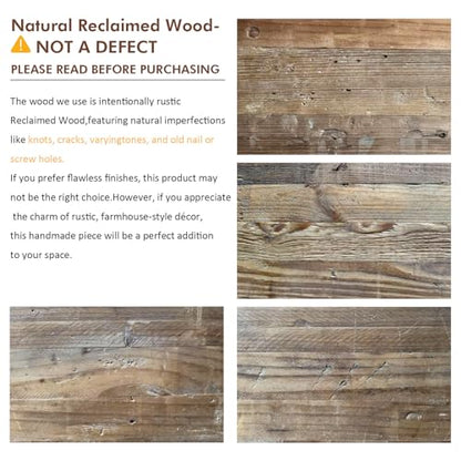 Reclaimed Solid Wood Bench-43.3" Entryway Bench with Storage Shelf | Farmhouse Narrow Rustic Bench, Hallway, Kitchen, Bedroom, Dining, Indoor - size: 43.3"
