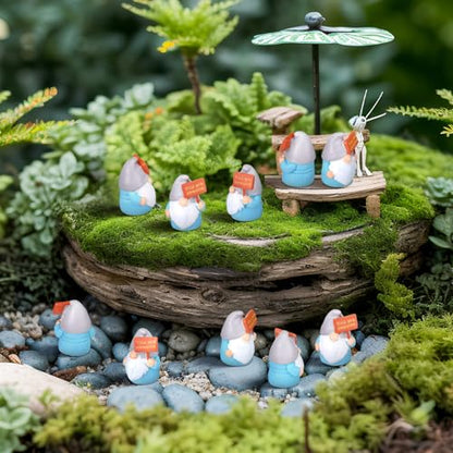 24 Pcs Mini Resin Gnomes Figurines Miniature Tiny Fairy Gnomes Figurines Inspirational Appreciation Gnome Statues with Motivational Word for Office Desk Table Employee Family Supplies(You Are Amazing) - color: Classic, style: You Are Amazing
