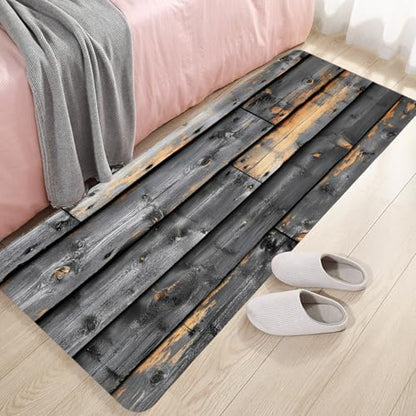 Non-Skid Low Pile Sponge Foam Door Entry Rug for Bathroom Mat | Separate Tub Shower Skid Proof, Home 3D Optical Illusion, Non Slip Bath Mats Welcome Mat, 47 x 17.5 inches - color: Multi16