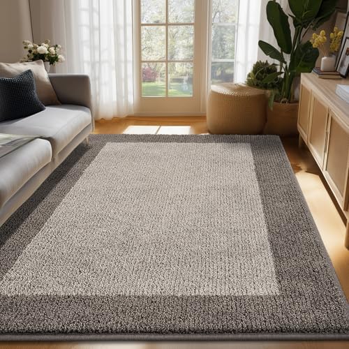 Area Rug 48" x 72", Kitchen Rug for Floor, Bedroom, Roll Packing | Non Slip, Machine Washable, Absorbent, Quick Drying, for Entryway, Living room - color: Beige, size: 48" X 72"