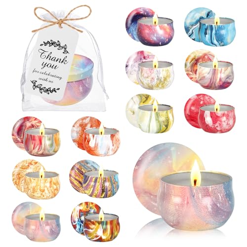 48PCS Scented Candles Gift Set Long Lasting Soy Wax Aromatherapy Candles for Home Wedding Baby Shower Bridal Party Favors Christmas Birthday Gifts for Women (Colorful) - color: Colorful 48pcs