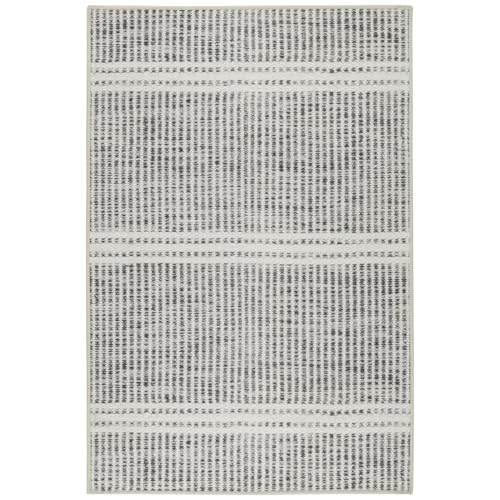 Dash & Albert Malta Grey Striped Washable Runner Rug, 2'6"x8' - color: Grey, size: 2'6" x 8' (Runner)