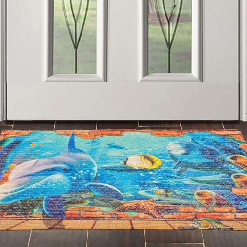 Soft Indoor Area Rug 2'x3' – 100% Polyester Non-Slip Small Accent Rug for Bedroom, Living Room, Entryway, Bathroom – Machine Washable Modern Carpet Floor Mat (1, #13) - color: #13