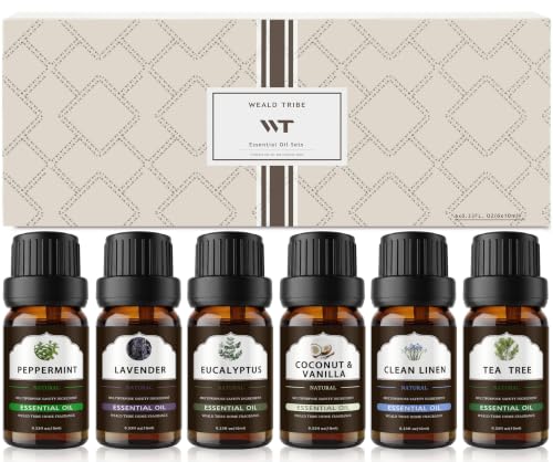 Essential Oils Set for Diffusers, Air Freshener, Aromatherapy | With Humidifiers, Home Fragrance, Candle Making Scents Gift Set