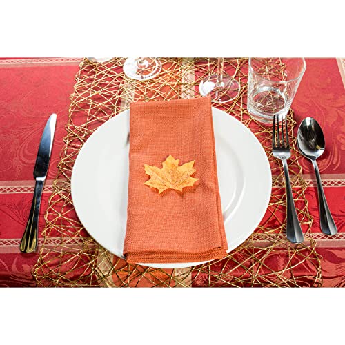 DII Variegated Tabletop Collection, Napkin Set, 20x20, Spice, 6 Piece - color: Spice, size: 20" x 20" (Set of 6)