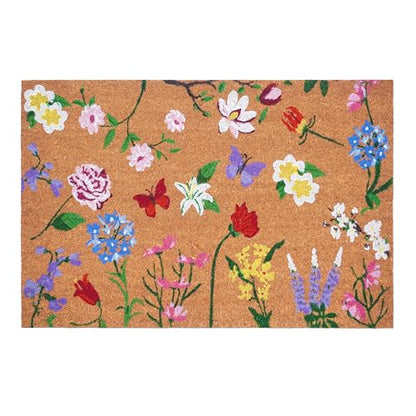 Calloway Mills Butterfly Garden Doormat (24" x 36") - color: Butterfly Garden, size: 2' x 3' (Rectangular)