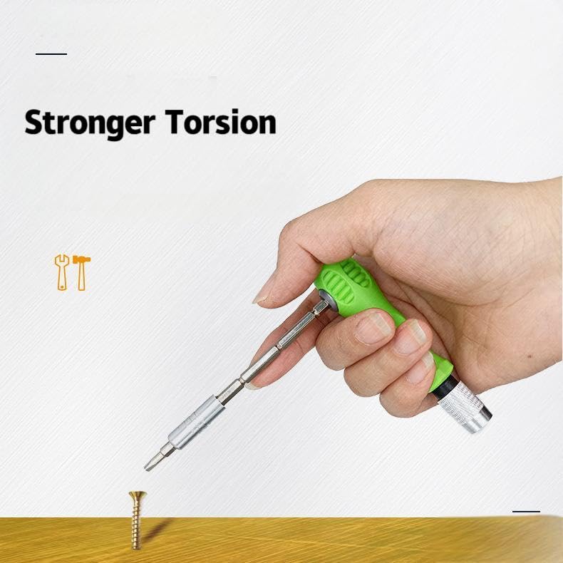 32-in-1 Multifunctional Screwdriver Set, Precision Screwdriver Tool with Extension Rod, Household Home Repair Tool Kit for Phone, Computer, Watch, Game Console, Laptop - size: 32-in-1