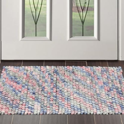 Soft Indoor Area Rug 2'x3' – 100% Polyester Non-Slip Small Accent Rug for Bedroom, Living Room, Entryway, Bathroom – Machine Washable Modern Carpet Floor Mat (1, #9) - color: #9