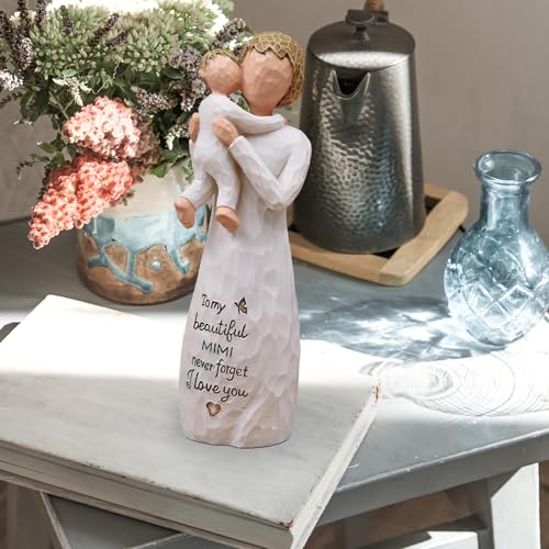 Mimi Gifts for Grandma, Mimi Birthday Gifts, Hand-Painted Figurine | Gifts for Mimi, Mimi Gifts for Christmas Mother's Day Birthday, Home Decor, Resin Statue - style: Mimi Gifts