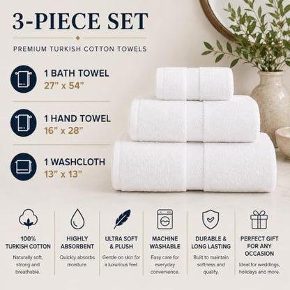 Personalized Towel Set, Custom Bath Towels with Name, Turkish Cotton Yellow | 3 Pcs Set, 100% Cotton, Embroidered, Monogrammed, Customized Gift For Adults, Wedding, Bridal Shower, Housewarming, Spa - color: Yellow, size: 3 Piece Towel Set