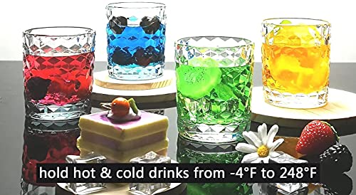 8 Oz Unbreakable Tritan Drinking Glasses Shatterproof Acrylic Glasses Drinkware BPA Free Hard Plastic Cups Reusable Kitchen Water Glasses Drinking Set of 6 (Clear) - color: Clear
