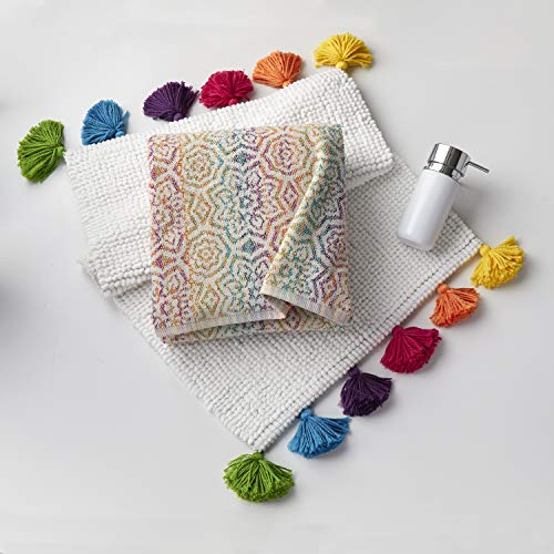 SKL Home Rhapsody Jacquard Bath Towel, Multi - color: Rhapsody, Multi, style: Bath Towel