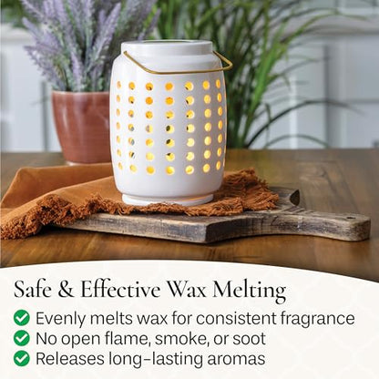 Candle Warmers Etc. Chelsea Lantern Canopy Illumination Warmer – Use with Any Wax Melts - size: Chelsea