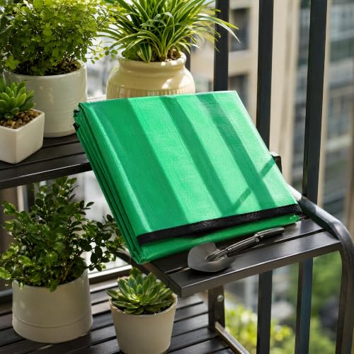 Extra Large Repotting Mat for Indoor Plant Transplanting and Mess Control Thickened Waterproof Potting Tray Foldable Potting Mat Portable Gardening Mat Garden Gifts(26"x 26") Green - size: 26 x 26 Inch, Green