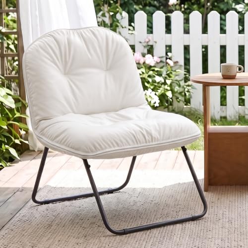 ZonLi Adjustable Floor Chair with Back Support | Folding Meditation & Gaming Lounge Seat for Adults, Cozy Reading Sofa for Bedroom Dorm,Beige - color: Beige