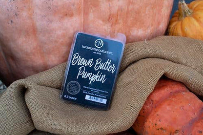 Milkhouse Brown Butter Pumpkin Soy Wax Melts for Wax Warmer, 5.5 oz | Clean-Burning, Premium Fragrance Oil, Made in the USA - color: Brown Butter Pumpkin