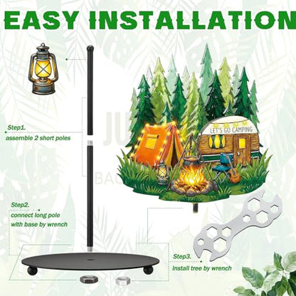 Camping Paper Towel Holder Let's Go Camping Kitchen Bathroom Decor Vbs Decorations Rustic Campfire Tent Camper Paper Stand with Round Base for Countertop Home Accessories - style: Camping
