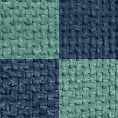 Textured Chenille Pillow Covers 20x20, Pack of 4, Light Brown | Thick Textured Chenille with Hidden Zipper - color: Blue, size: 20" x 20" (Pack of 4)