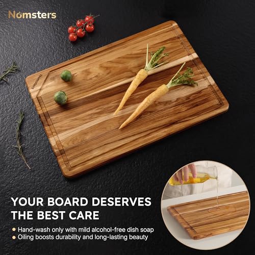 20inch Extra Large Teak Wood Cutting Board for Kitchen 20inch