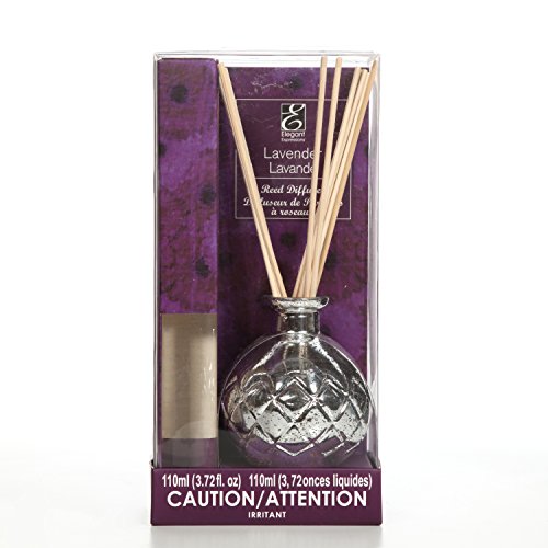 Hosley Lavender Fragranced Reed Diffuser Oil Set Air Fresheners for Home - Aromatherapy Diffuser, 110ml. Ideal for, Weddings, Spa, Office Decor, Bathroom and Ideal Gifts - color: Style1