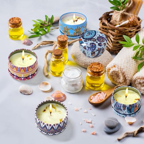 24 Pack Scented Candles Gift Set Long Lasting Soy Wax Aromatherapy Candles for Home Wedding Baby Shower Bridal Party Favors Christmas Birthday Gifts for Women - color: 24pack