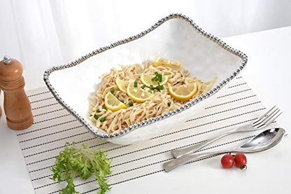 Pampa Bay Porcelain Deep Serving Bowl (White) - color: White