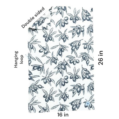 Kitchen Towels, Dish Towels for Kitchen, 3 Pc Kitchen Towel Set | Microfiber Waffle Towels, 16 x 26 inches, with Hanging Loops, Reusable Tea Towels, Cute Kitchen Towels - 3 Pack - color: Gray