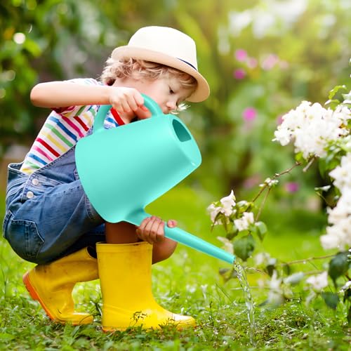 ZXJ Plant Watering Cans for Indoor and Outdoor Home Garden Plants - with Long Spout - SkyBlue - 1/2 Gallon - color: Skyblue