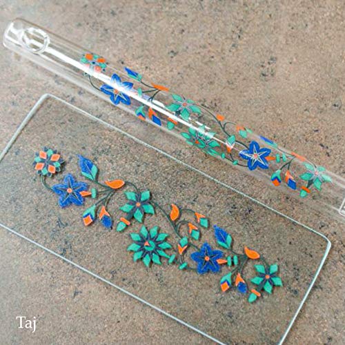 Hall Crystal Flute 22205 - Offset Glass Flute in D - Taj Mahal - color: Taj