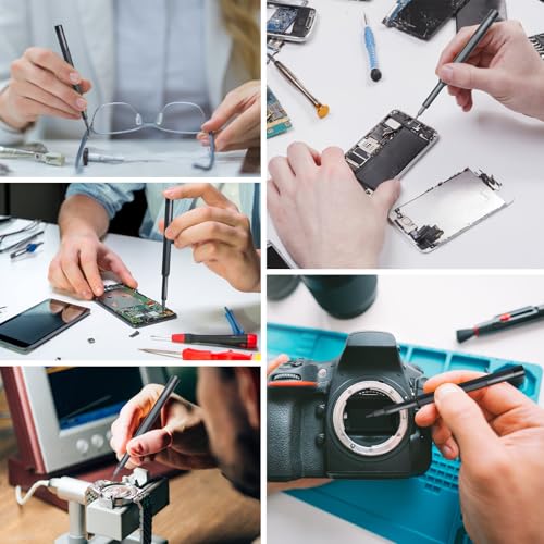 25-in-1 Mini Precision Screwdriver Set Stocking Stuffers for Men | Small Torx Bit Tool Set for Men,Magnetic Torque Repair Tool Kit for Electronics Macbook Watch Eyeglass Ring Doorbell