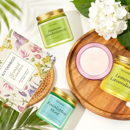 6 Pack Candle for Women- Scented Candles Set,Candles for Home Scented | Soy Wax Candles Bulk, Aromatherapy Candle Gifts Set for Women, Birthday, Valentine, Christmas, Anniversary Present