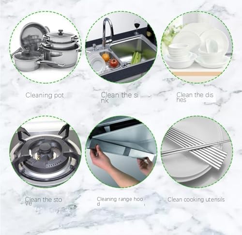Countertop Kitchen Dish Soap Dispenser and Sponge Holder.Sink Dish Washing Soap Dispenser with one Gentle Push 13 Ounces (Sponge Included)