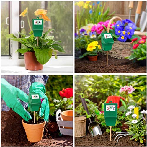 Soil Moisture Meter,Plant Hygrometer Moisture Sensor Plant Water Monitor for Potted Plants,Garden,Farm, Lawn(No Battery Needed) - color: Green