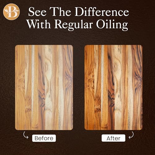 Cutting Board Oil Applicator Brush - Bamboo Wood Oil Brush for Applying Mineral Oil, Wax, Conditioner & Butcher Block Oil on Cutting Boards, Bamboo Boards, Wooden Utensils, Kitchen Maintenance Tool - color: Bamboo