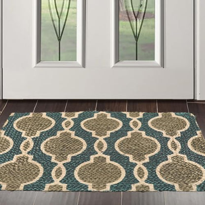 Soft Indoor Area Rug 2'x3' – 100% Polyester Non-Slip Small Accent Rug for Bedroom, Living Room, Entryway, Bathroom – Machine Washable Modern Carpet Floor Mat (1, #17) - color: #17